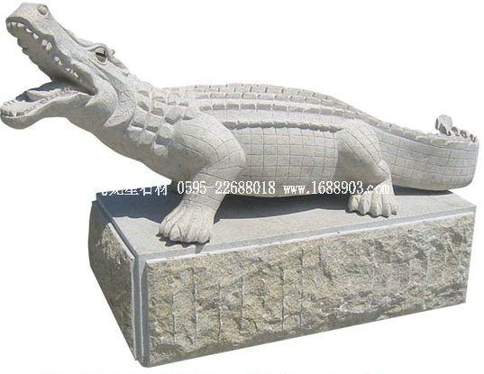 石雕鱷魚